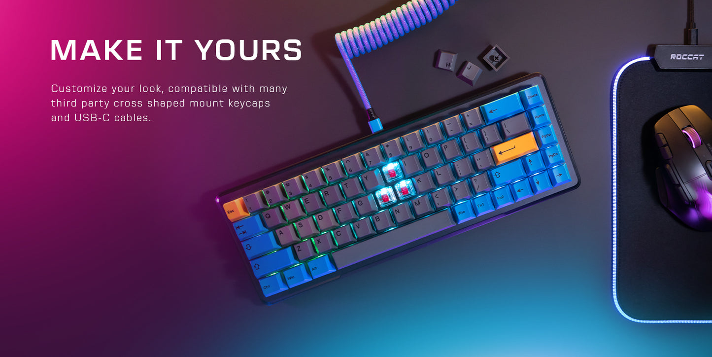 ROCCAT Vulcan II Mini 65% Optical Gaming Keyboard