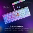 ROCCAT Vulcan II Mini 65% Optical Gaming Keyboard - White