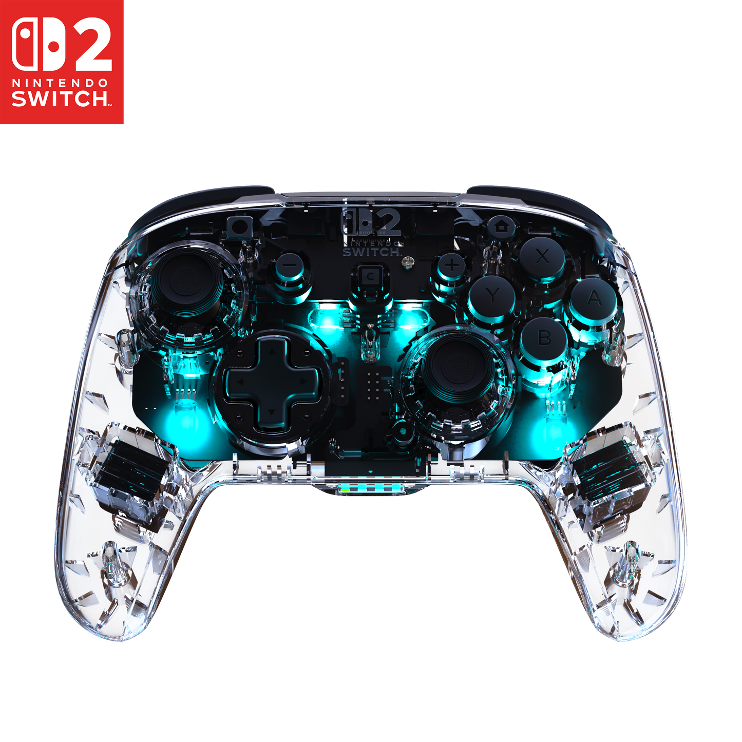 Turtle Beach Afterglow™ Wireless RGB Gaming Controller – Clear for Nintendo Switch™ 2