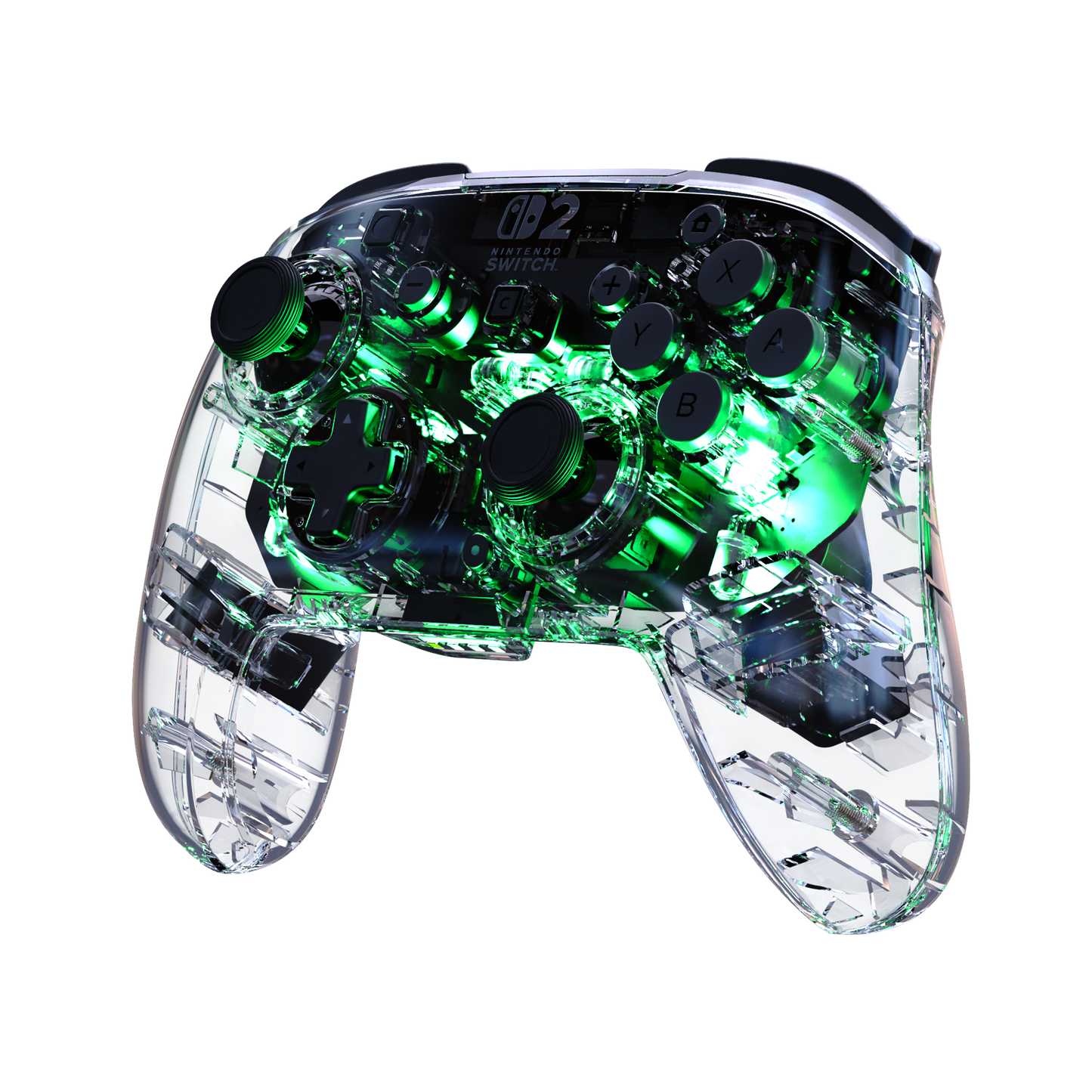 Turtle Beach Afterglow™ Wireless RGB Gaming Controller – Clear for Nintendo Switch™ 2
