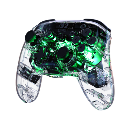 Turtle Beach Afterglow™ Wireless RGB Gaming Controller – Clear for Nintendo Switch™ 2
