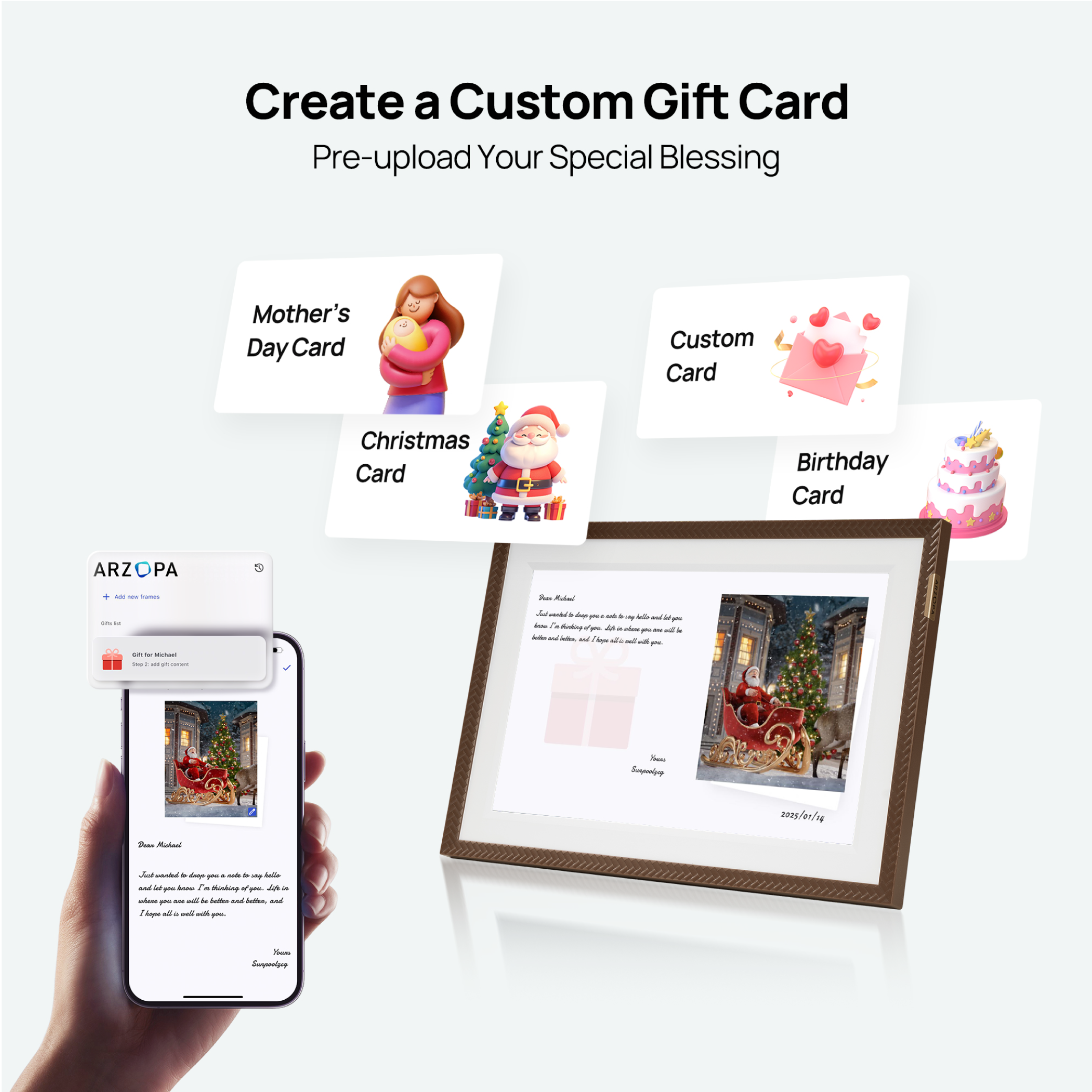 Arzopa D10 | 10.1" Digital Photo Frame