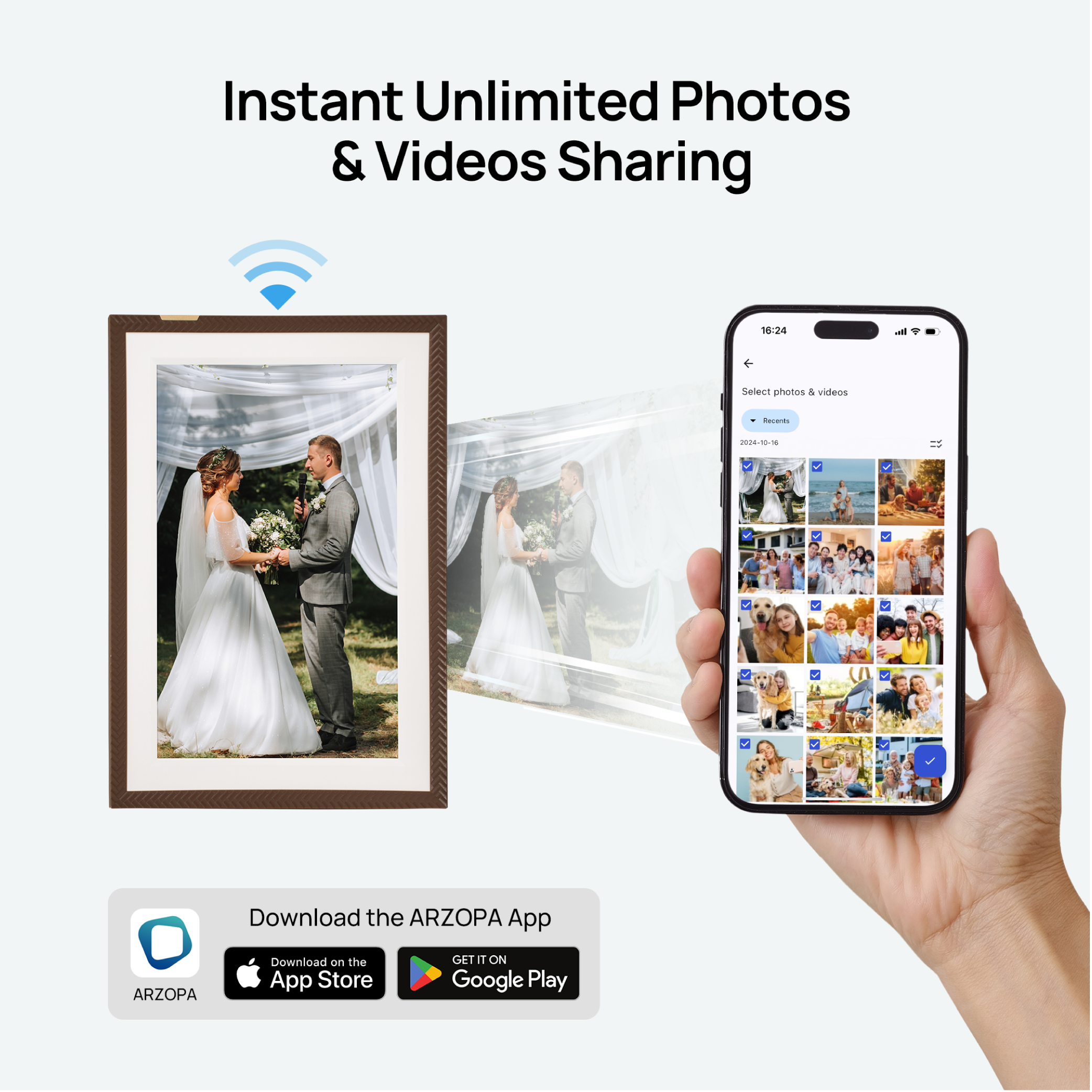 Arzopa D10 | 10.1" Digital Photo Frame