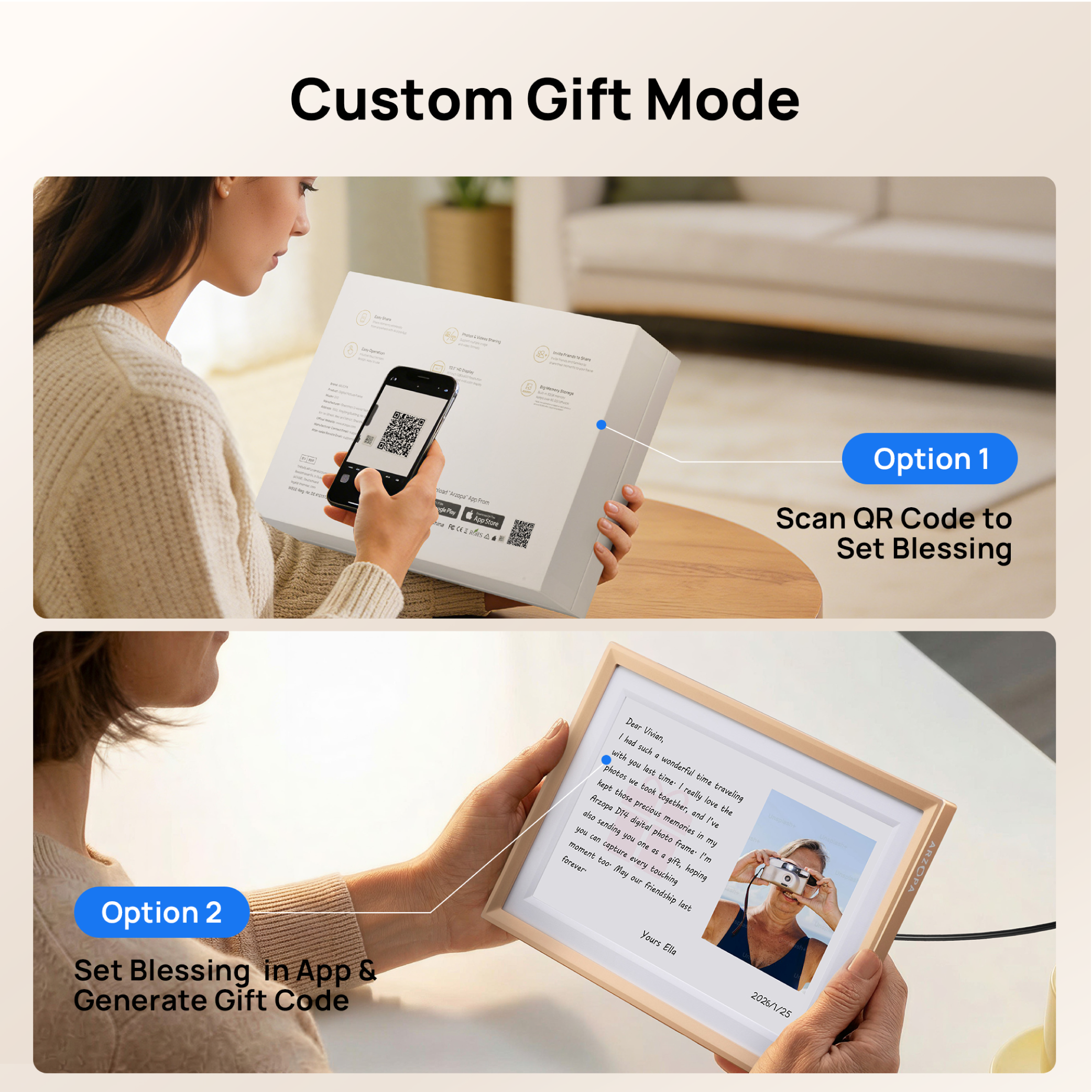 Arzopa D10 | 10.1" Digital Photo Frame