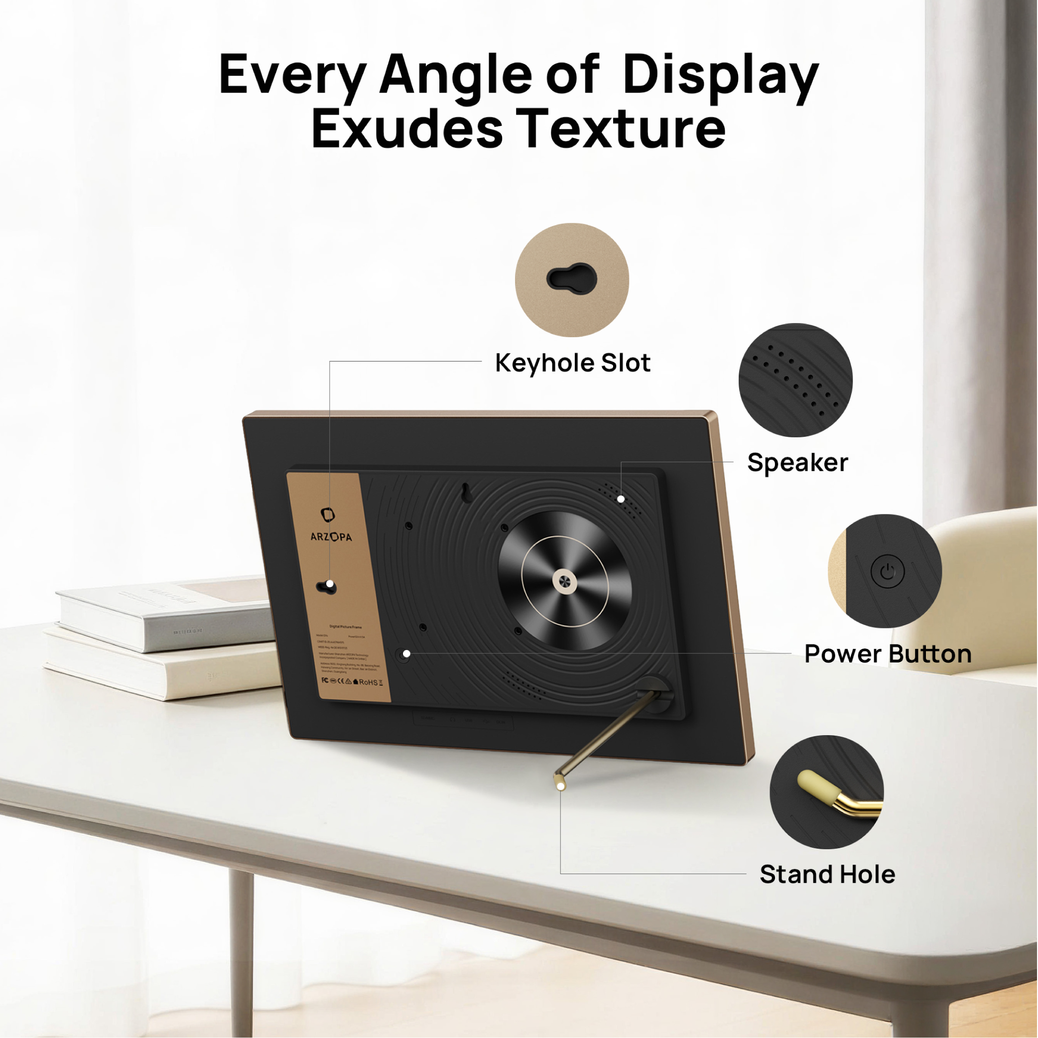 Arzopa D10 | 10.1" Digital Photo Frame