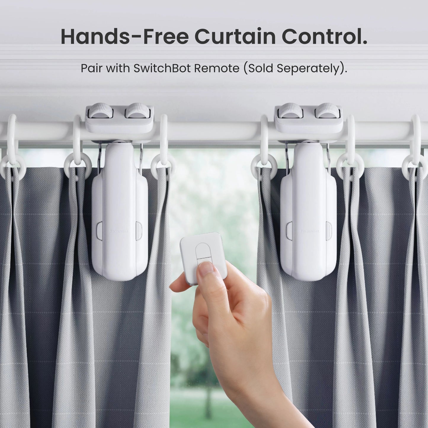 SwitchBot Curtain 3 Rod Type 1