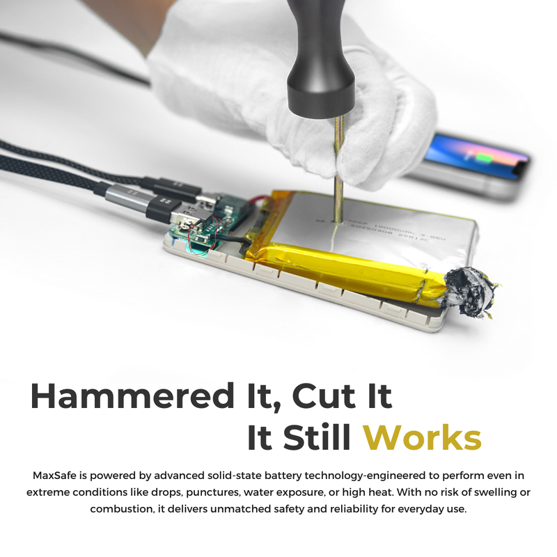 Edizard EZ Max Safe Power Bank (5000mAh & 10000mAh) - Black, Gold, Silver