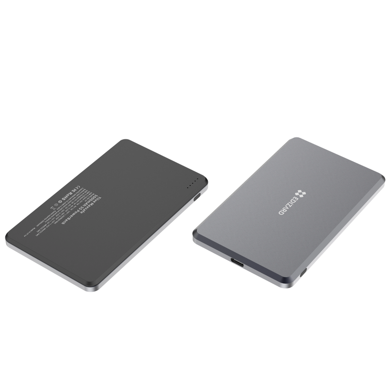 Edizard EZ Max Safe Power Bank (5000mAh & 10000mAh) - Black, Gold, Silver