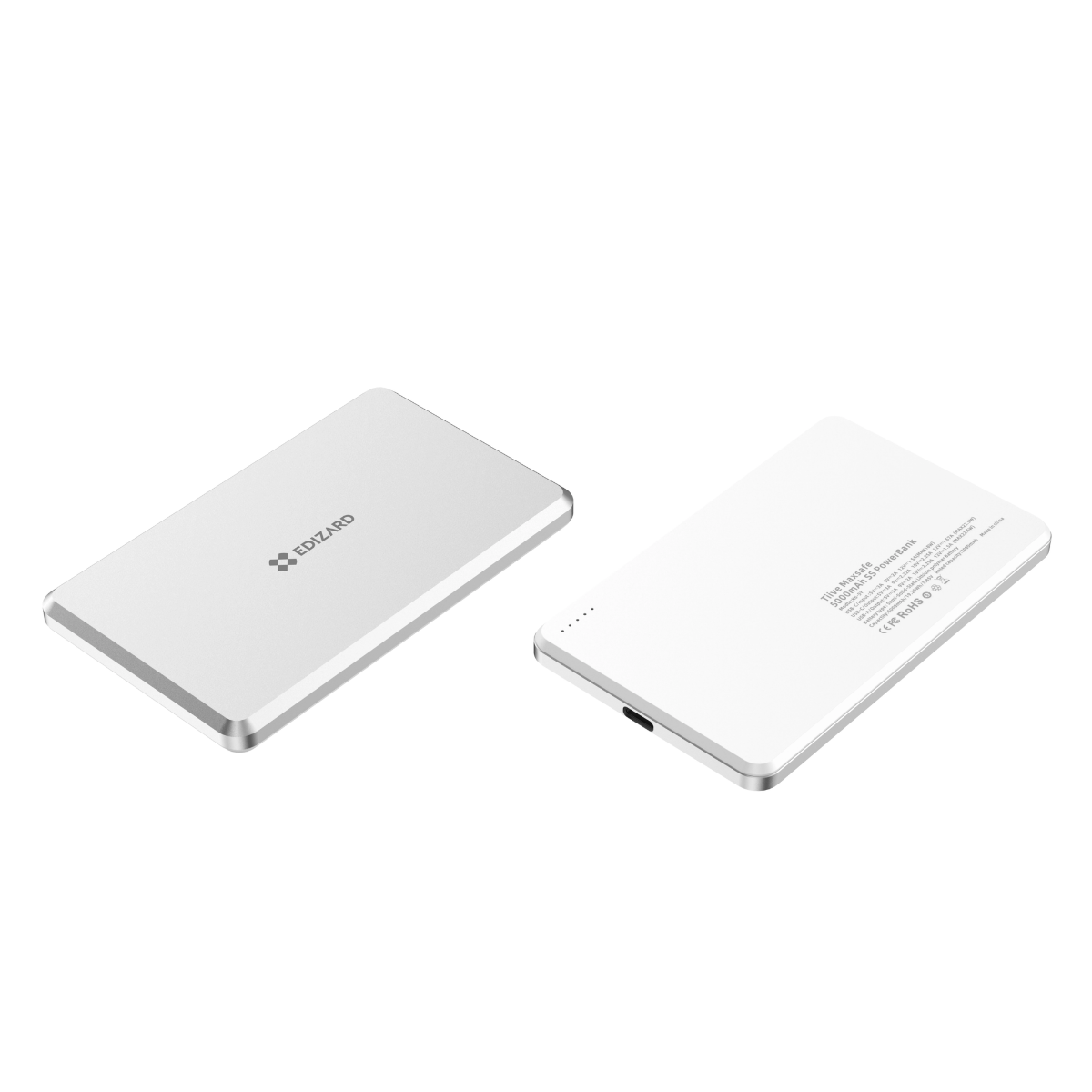 Edizard EZ Max Safe Power Bank (5000mAh & 10000mAh) - Black, Gold, Silver
