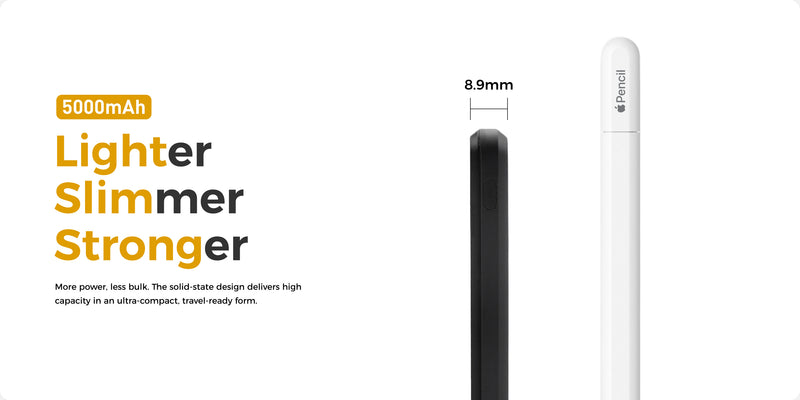 Edizard EZ Max Safe Power Bank (5000mAh & 10000mAh) - Black, Gold, Silver