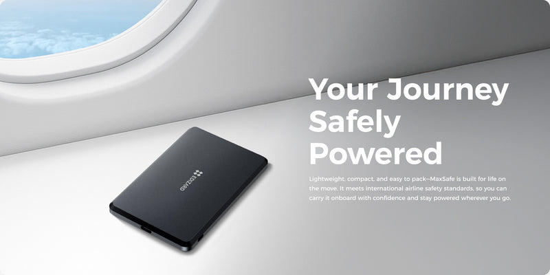 Edizard EZ Max Safe Power Bank (5000mAh & 10000mAh) - Black, Gold, Silver