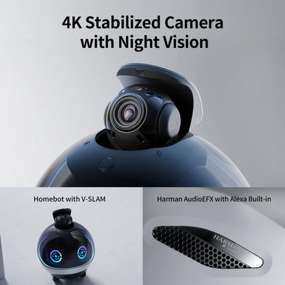 Enabot EBO X Smart Home Companion Robot with Alexa Built-in