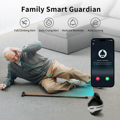 Enabot EBO X Smart Home Companion Robot with Alexa Built-in