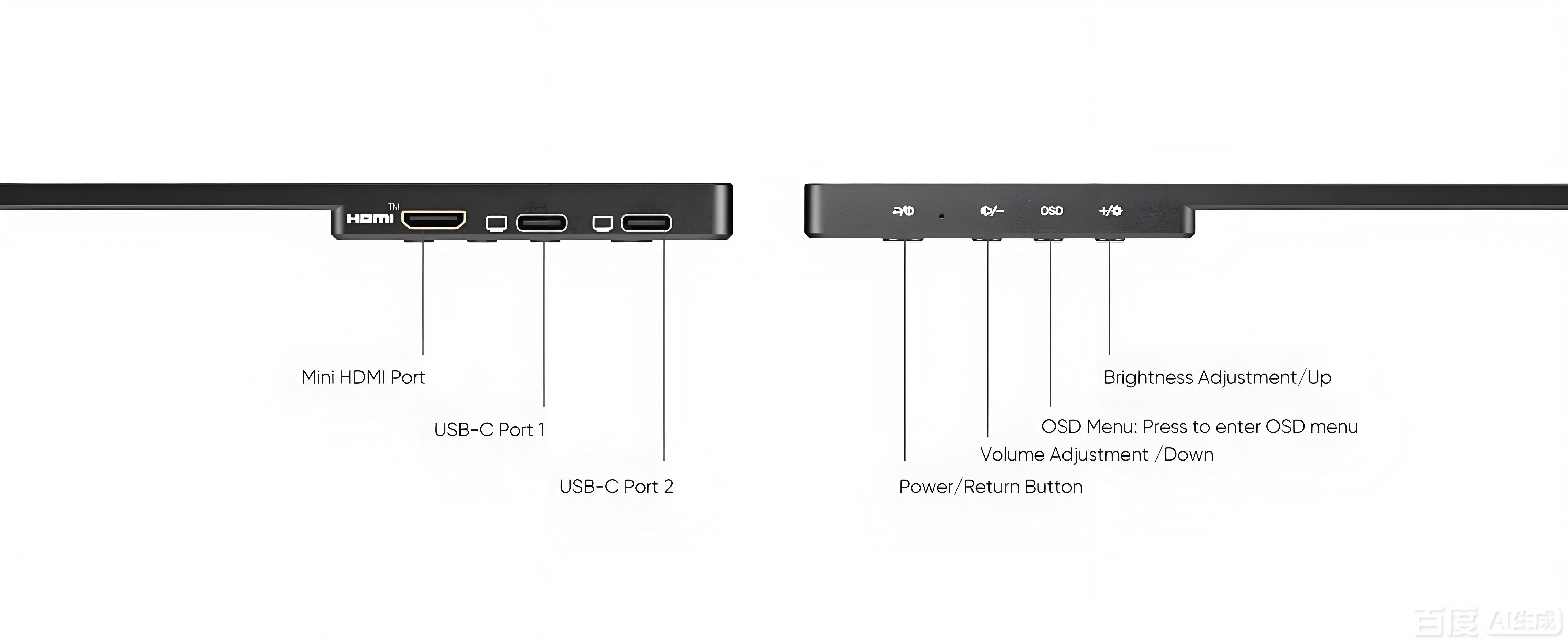 Arzopa AR-A1 GAMUT 15.6" FHD Portable Monitor | IPS 1920*1080P | Freq 60hz | Type-C & HDMI | w/ Smart Cover