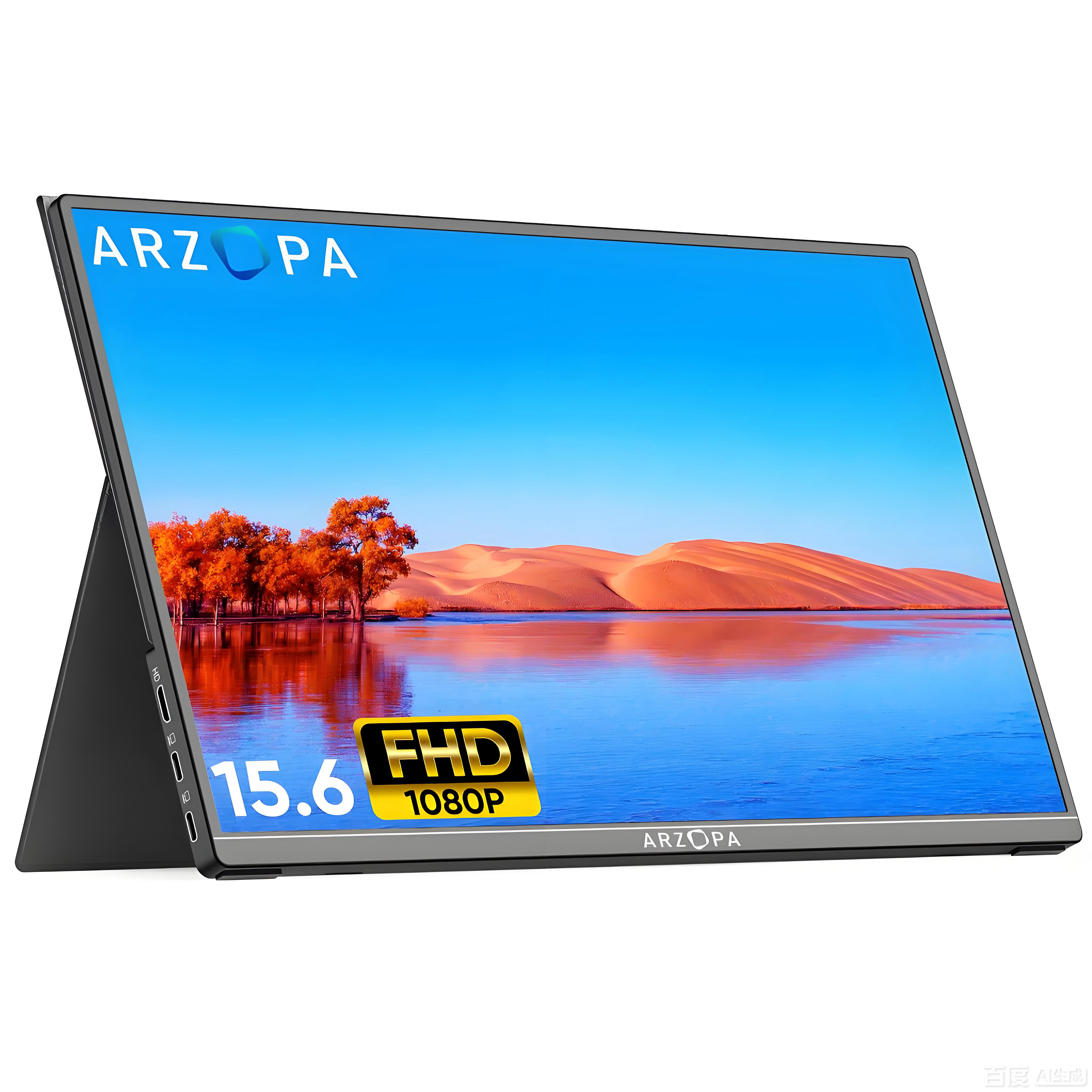 Arzopa AR-A1 GAMUT 15.6" FHD Portable Monitor | IPS 1920*1080P | Freq 60hz | Type-C & HDMI | w/ Smart Cover