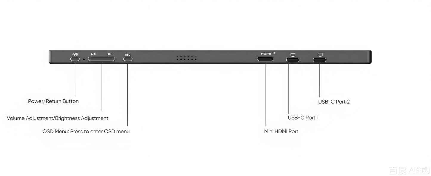 ARZOPA AR-Z1FC 16.1” 144Hz Portable Gaming Monitor | FHD 1920*1080P | 144Hz | Black