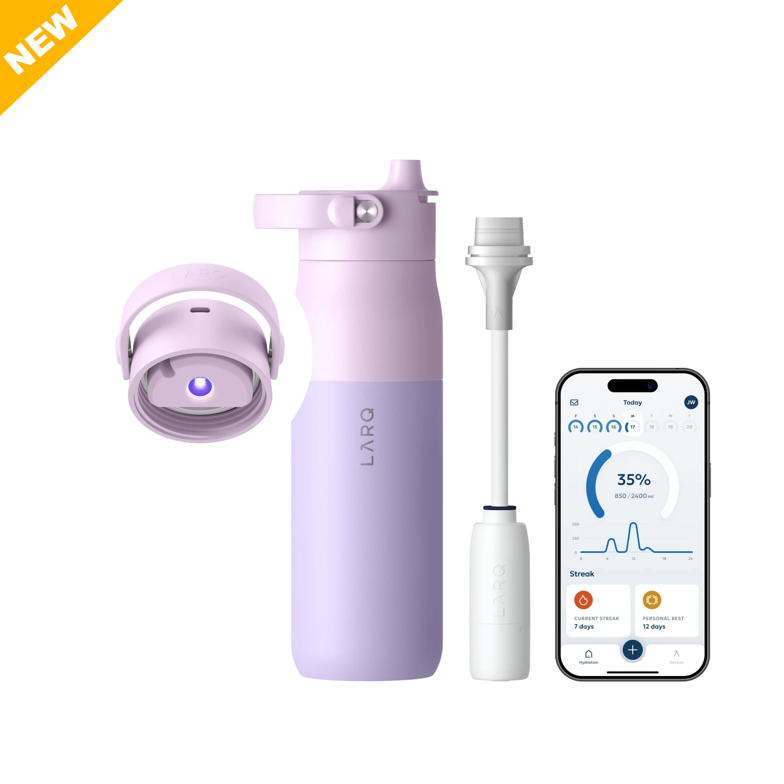 LARQ Bottle PureVis 2 Self-Cleaning 680mL & 1000mL