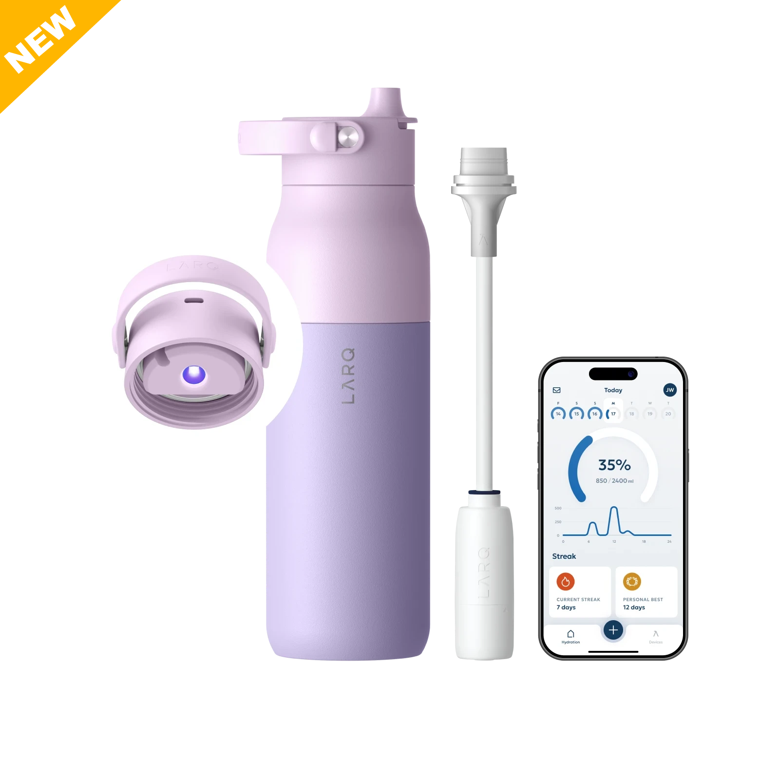 LARQ Bottle PureVis 2 Self-Cleaning 680mL & 1000mL