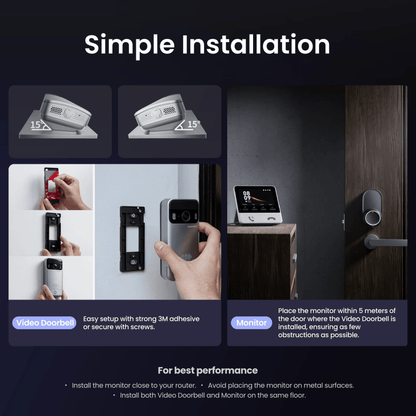 SwitchBot Smart Lock Ultra + Video Doorbell