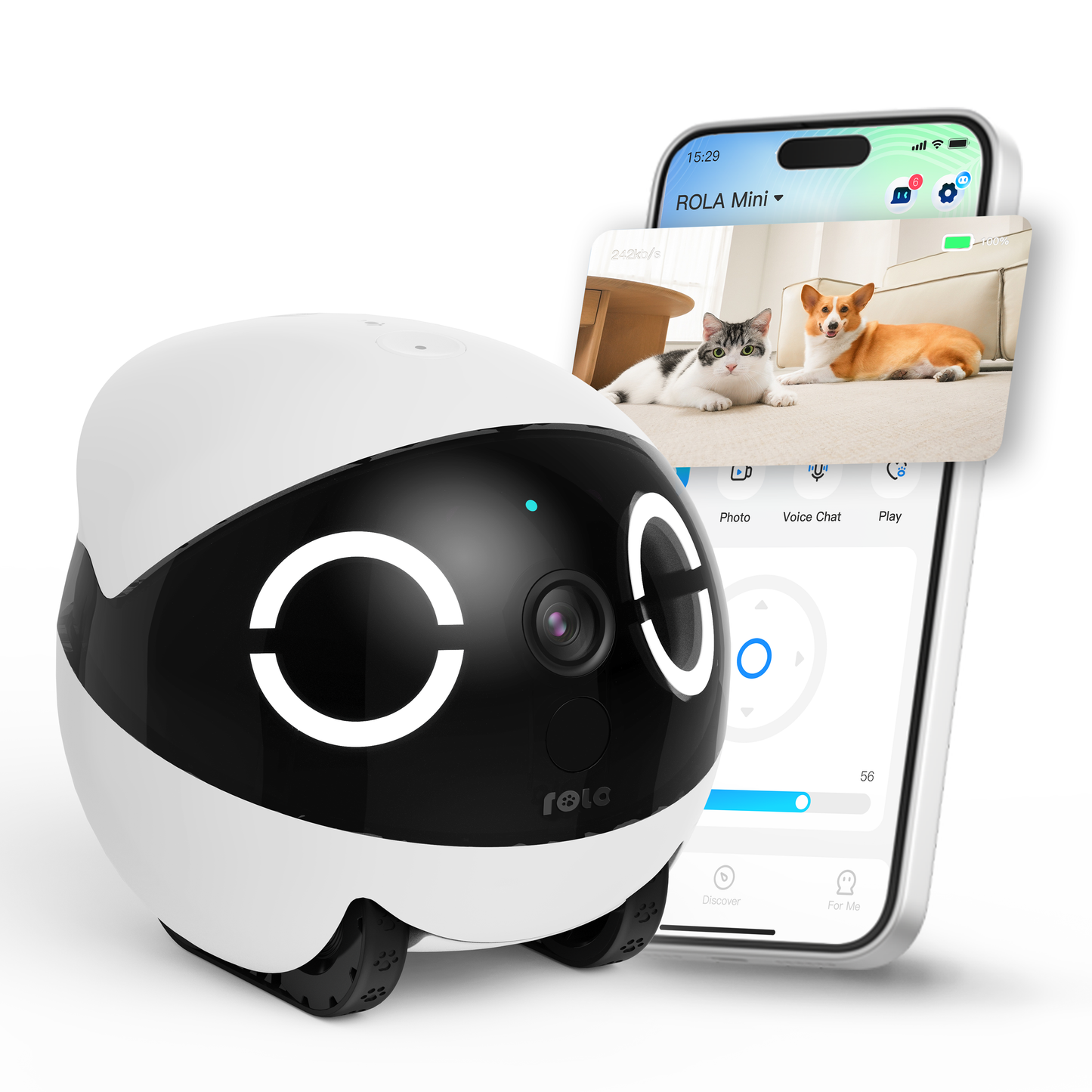 Enabot ROLA Mini Companion Robot
