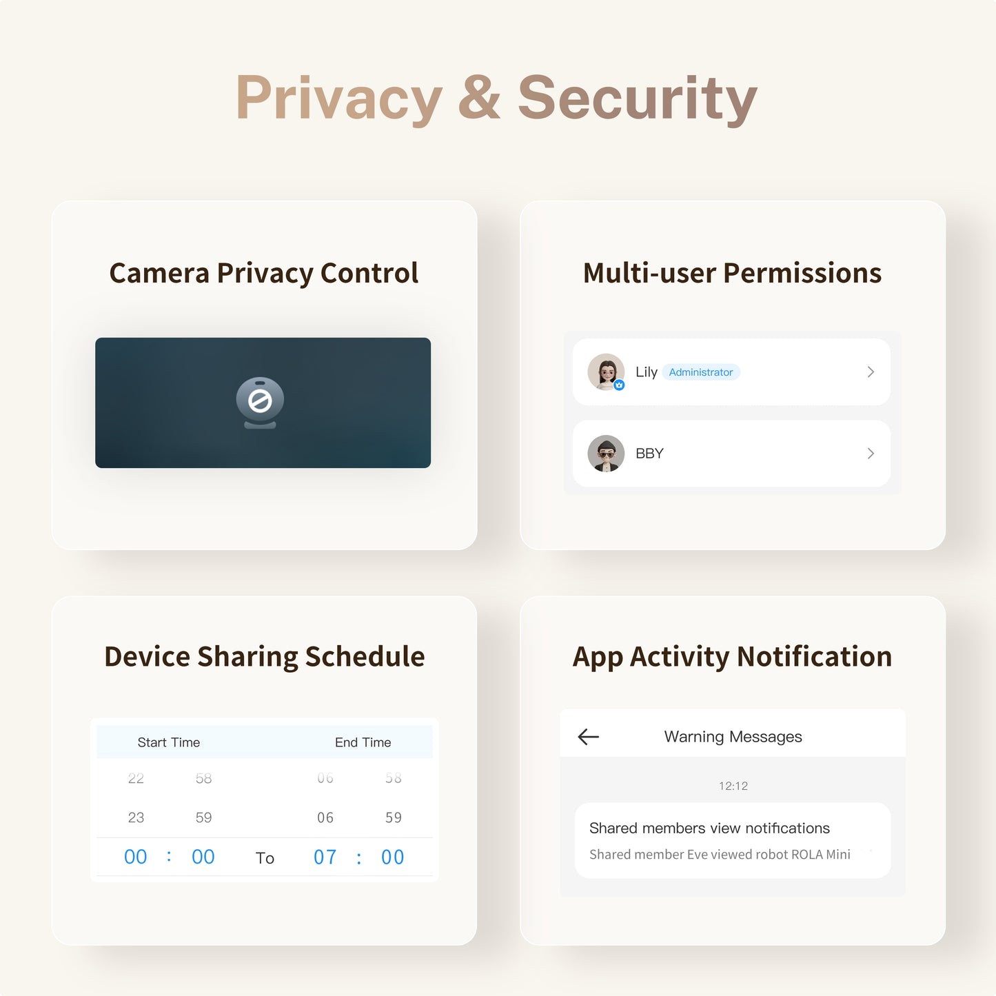 Enabot ROLA Mini Companion Robot