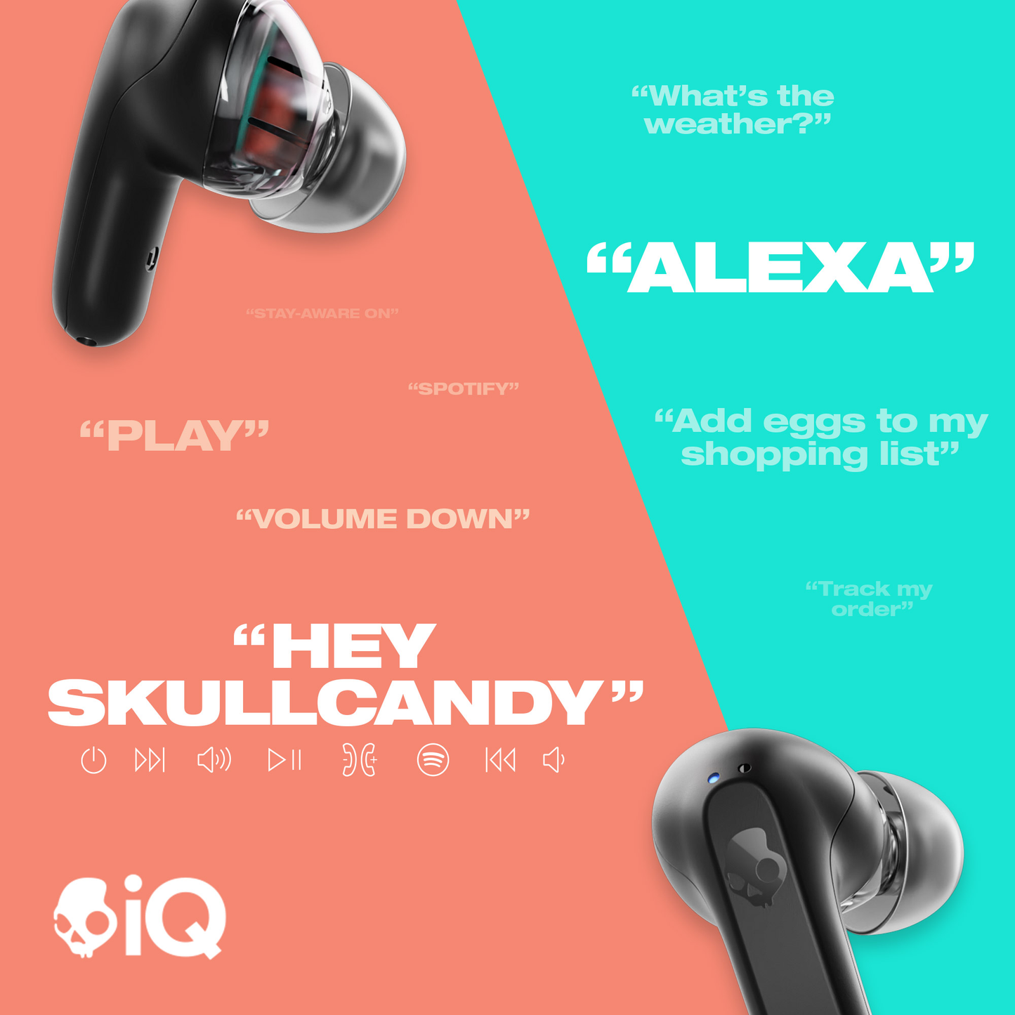 Skullcandy Rail In-Ear True Wireless Earbuds