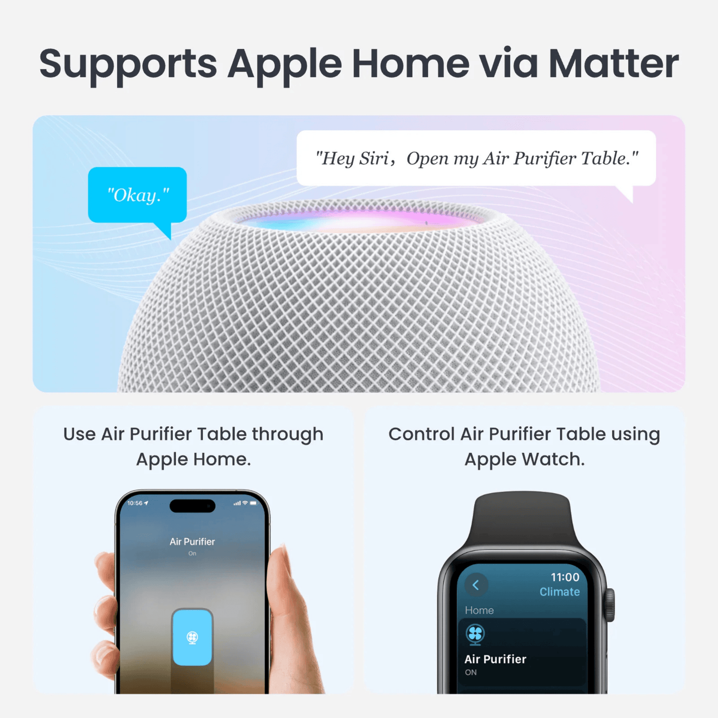 SwitchBot Air Purifier Table