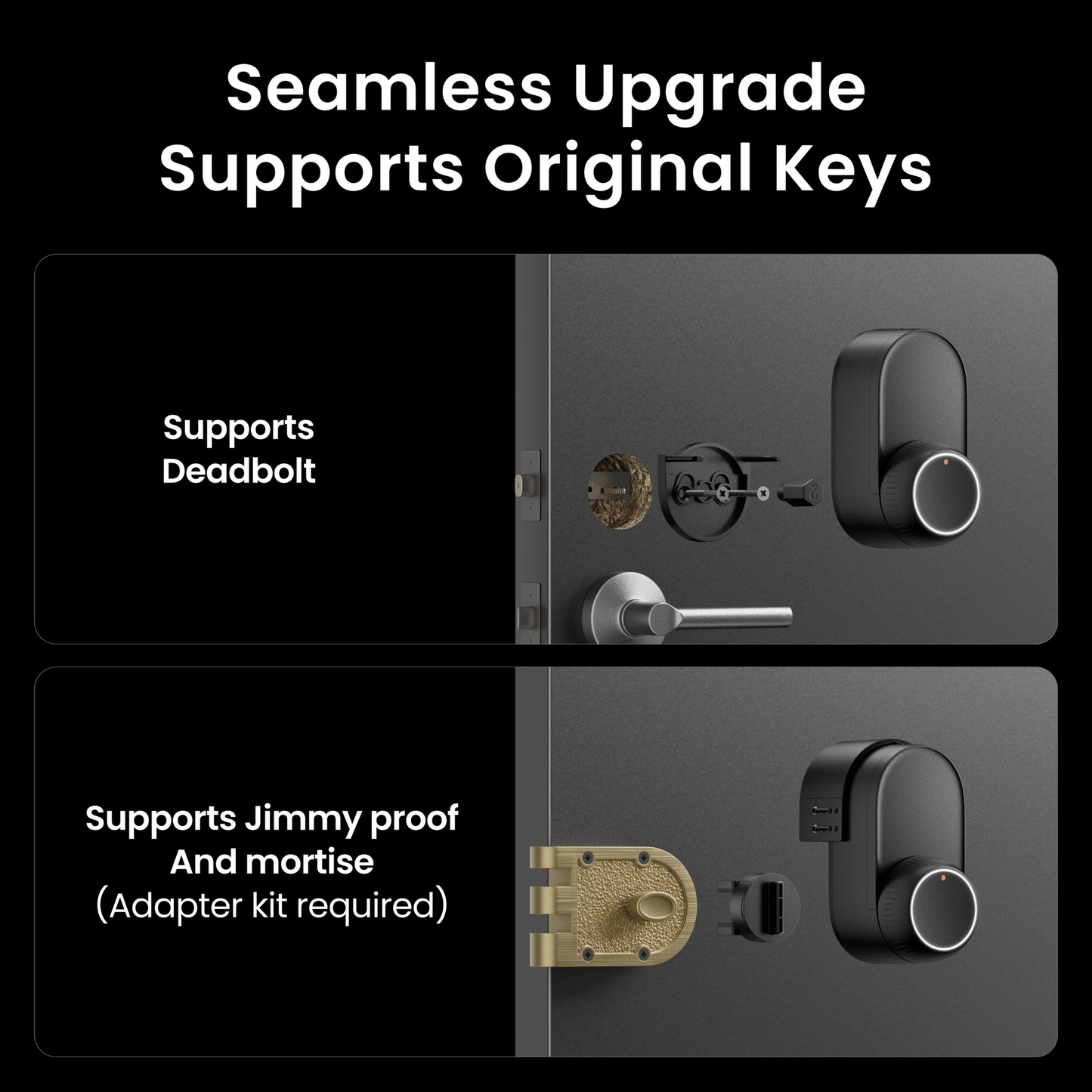 SwitchBot Smart Lock Ultra + Universal Lock Adapter