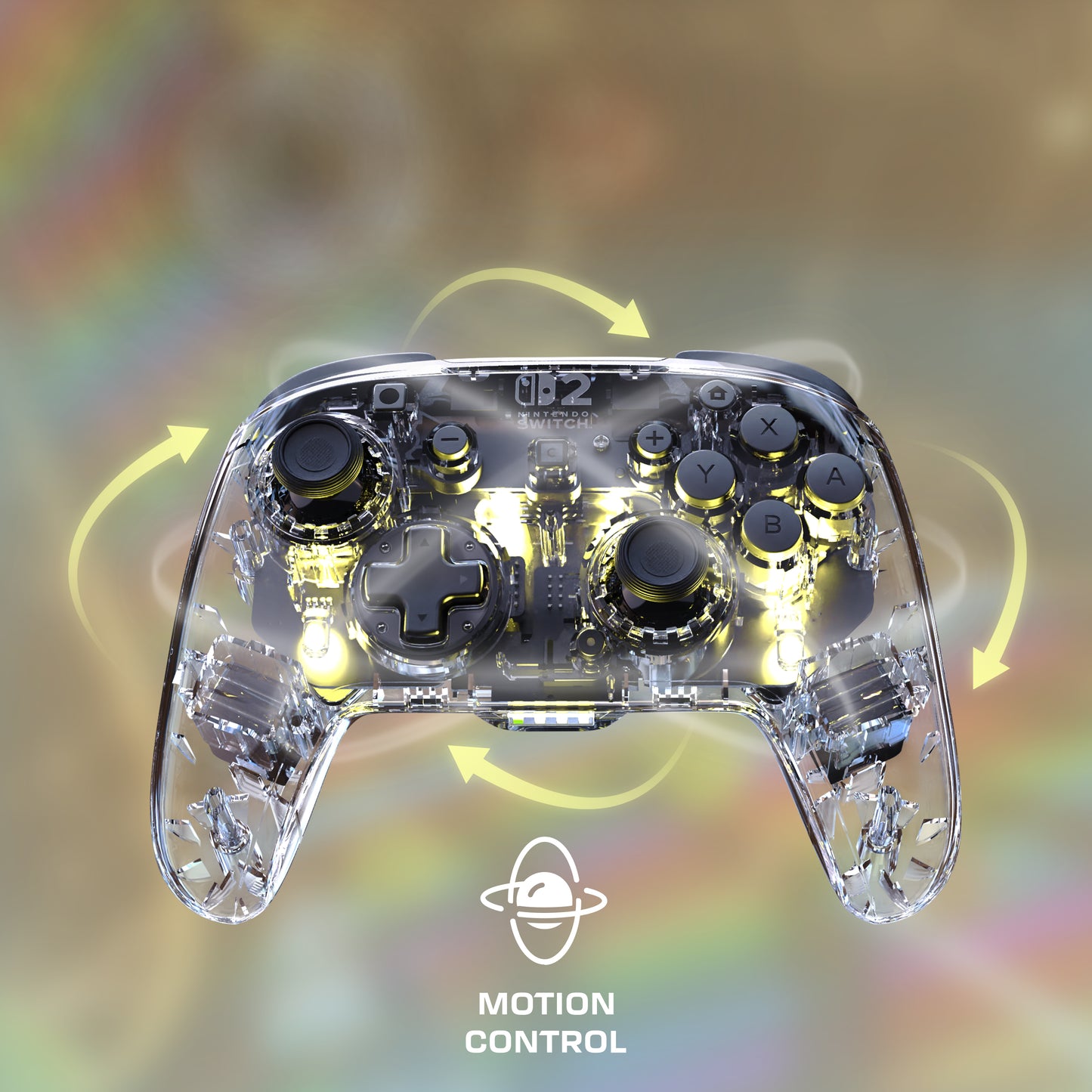 Turtle Beach Afterglow™ Wireless RGB Gaming Controller – Clear for Nintendo Switch™ 2
