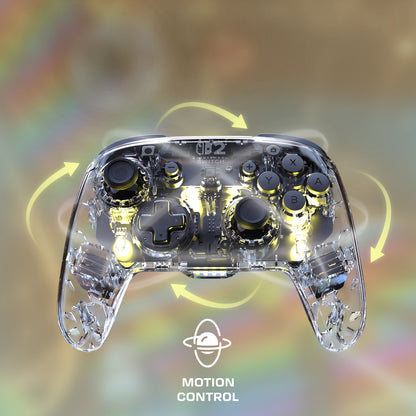 Turtle Beach Afterglow™ Wireless RGB Gaming Controller – Clear for Nintendo Switch™ 2