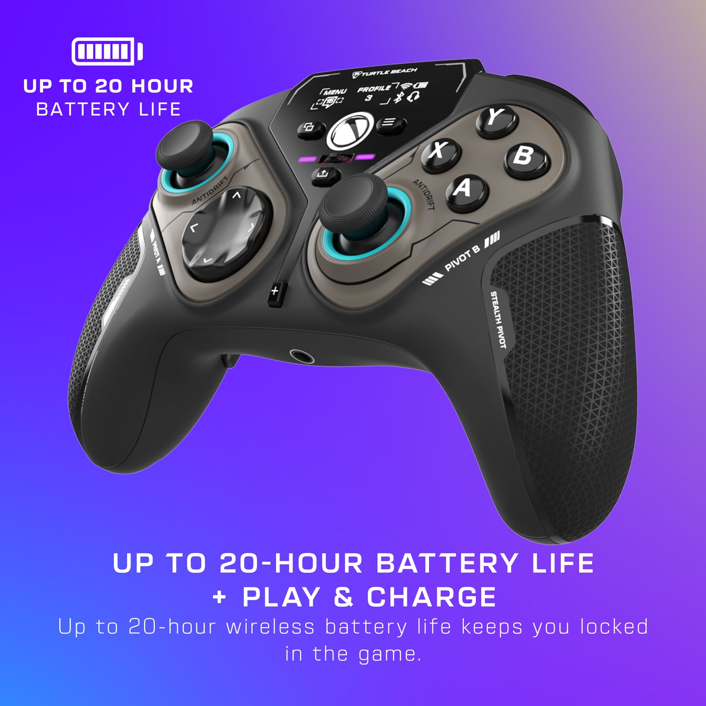 Turtle Beach Stealth Pivot Wireless Smart Game Controller