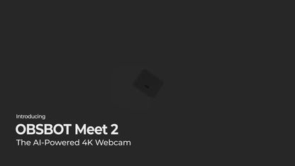 Obsbot Meet 2 AI-Powered 4K Webcam (Cloud White)