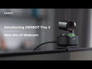 Obsbot Tiny 2 - Pan, Tilt & Zoom, 4K AI webcam with auto tracking