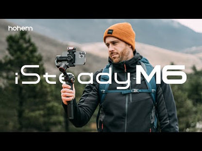 Hohem iSteady M6 Pro Kit 3-Axis Structure Smartphone Gimbal with Magnetic Fill light & Integrated with AI Tracking Module