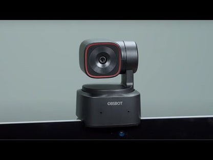 Obsbot Tiny 2 Lite - Pan, Tilt & Zoom, 4K AI webcam with auto tracking