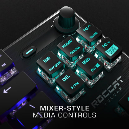 ROCCAT Vulcan TKL Tenkeyless Linear Mechanical Titan Switch Gaming Keyboard  - Black