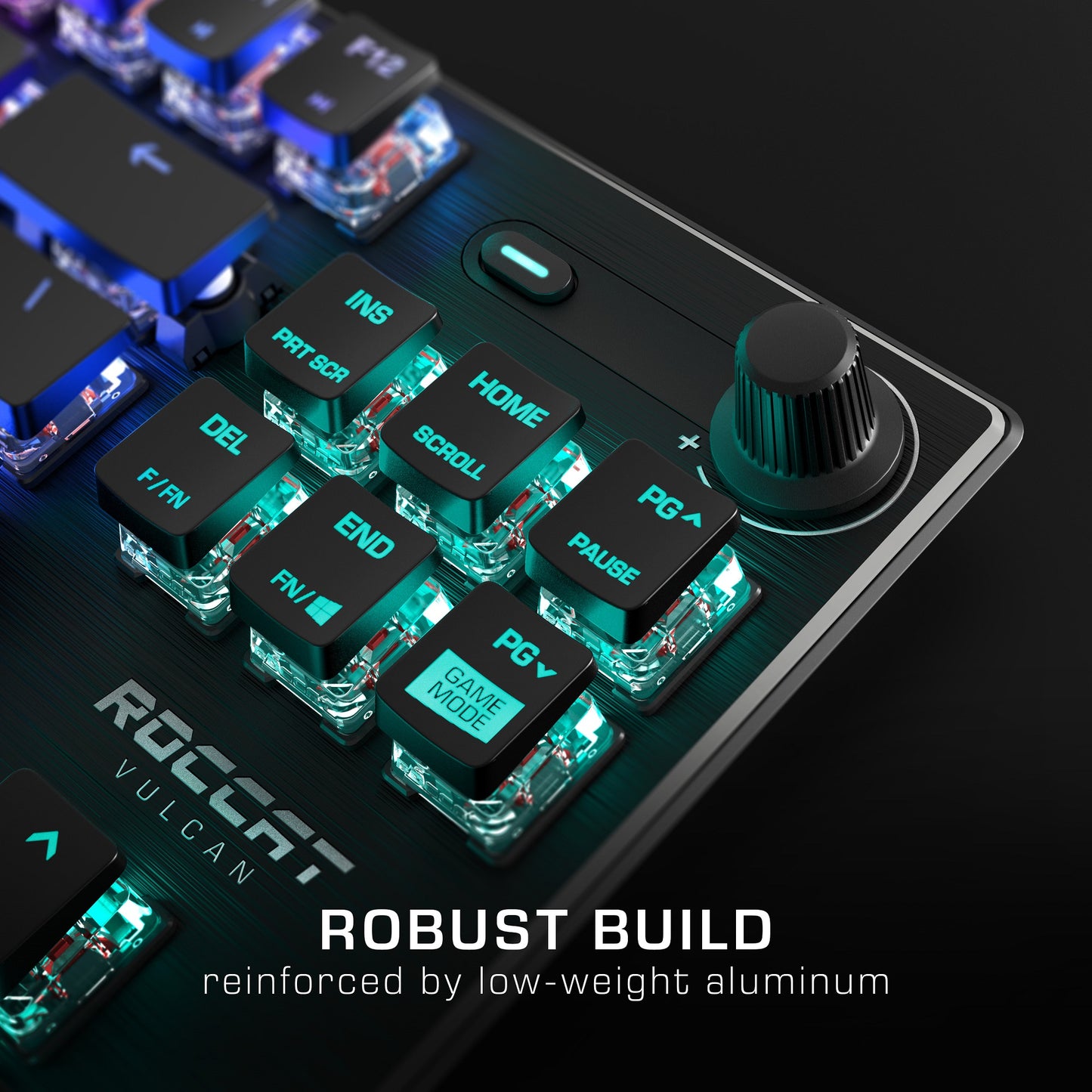 ROCCAT Vulcan TKL Tenkeyless Linear Mechanical Titan Switch Gaming Keyboard  - Black