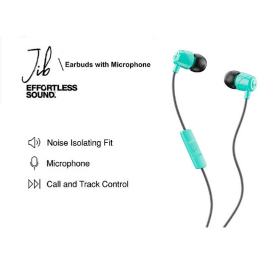 Skullcandy Jib In-Ear Earbuds With Mic 3.5mm Connector