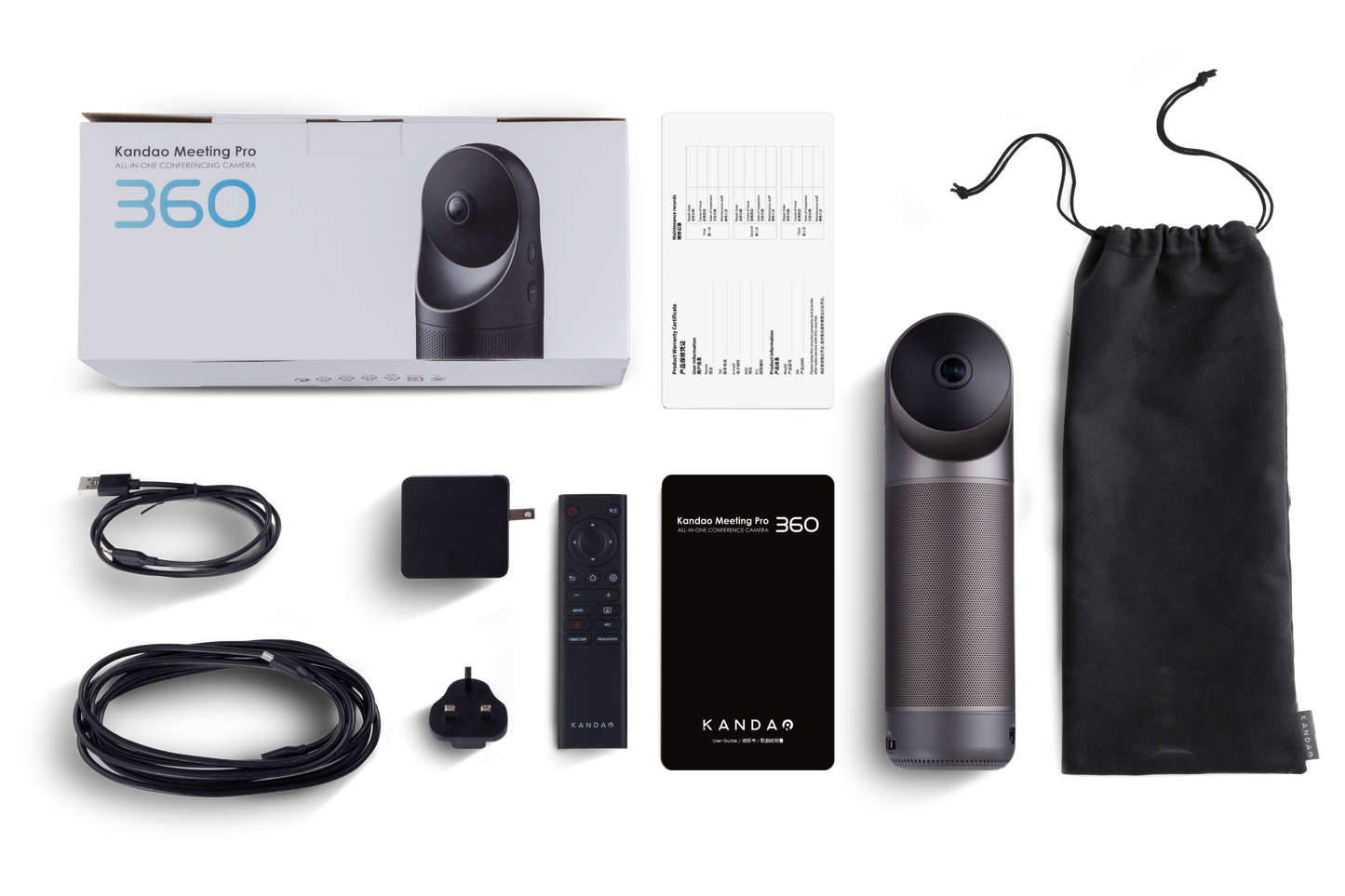 Work from Home - Professional Kit (Kandao Meeting Pro + Skullcandy Crusher ANC Wireless Headphone)