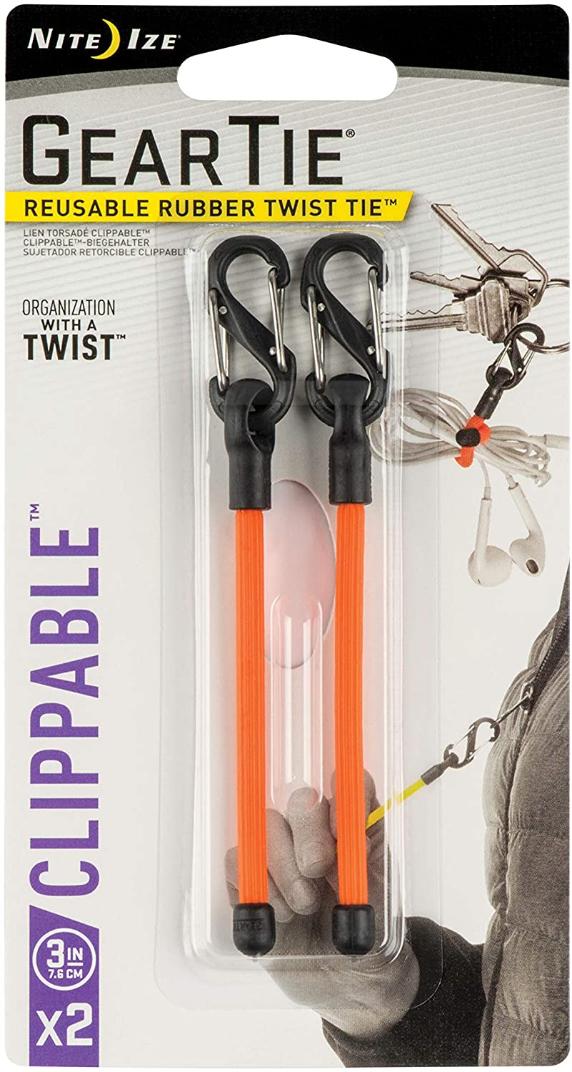 Nite Ize Gear Tie Clippable Twist Tie