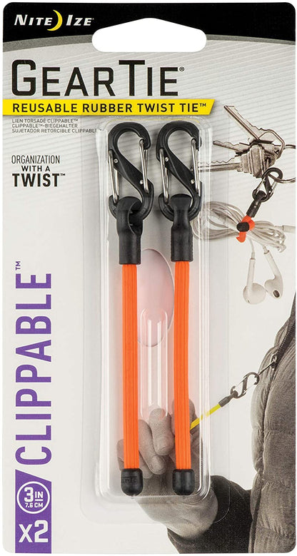 Nite Ize Gear Tie Clippable Twist Tie