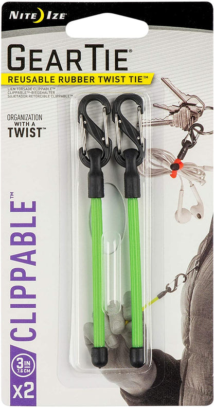 Nite Ize Gear Tie Clippable Twist Tie