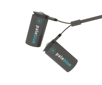 Pale Blue C USB Rechargeable Smart Batteries