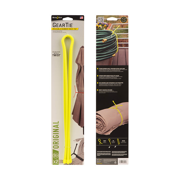 Nite Ize Gear Tie Reusable Rubber Twist Tie