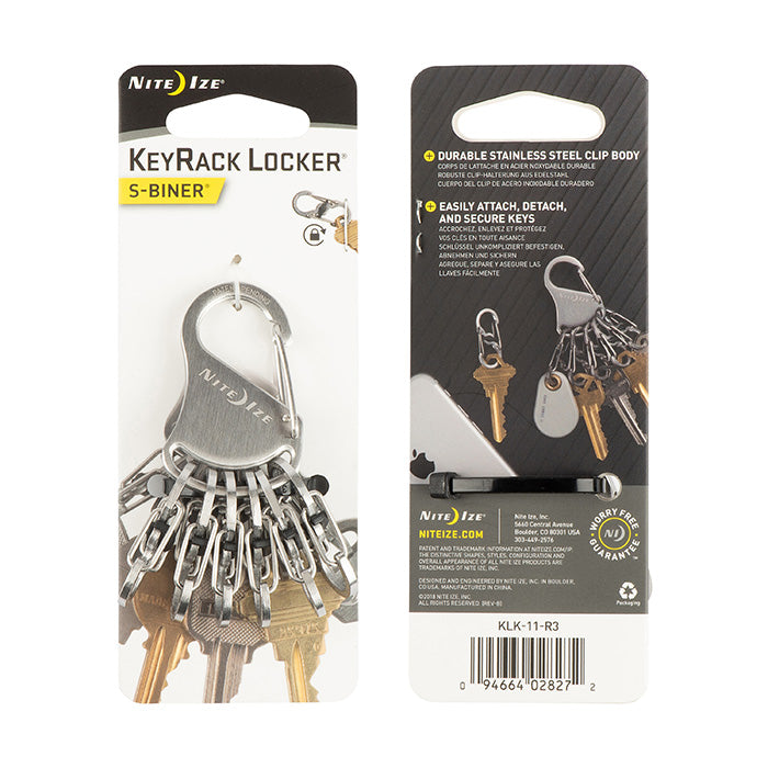 Nite Ize Key Rack Locker - Stainless