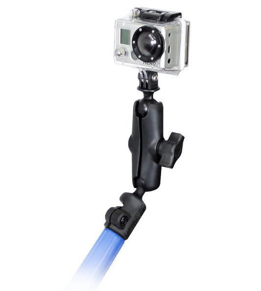 RAM® Tele-Mount™ Pole Adapter Mount with Action Camera Adapter