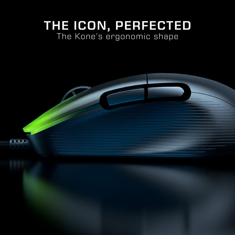 ROCCAT Kone AIMO Remastered RGB Gaming Mouse - Black – OSTsome